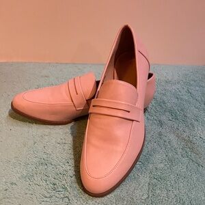 Pink loafers women’s size 10.